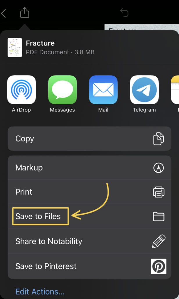 How to Save Notability Files on iPad as pdf?
