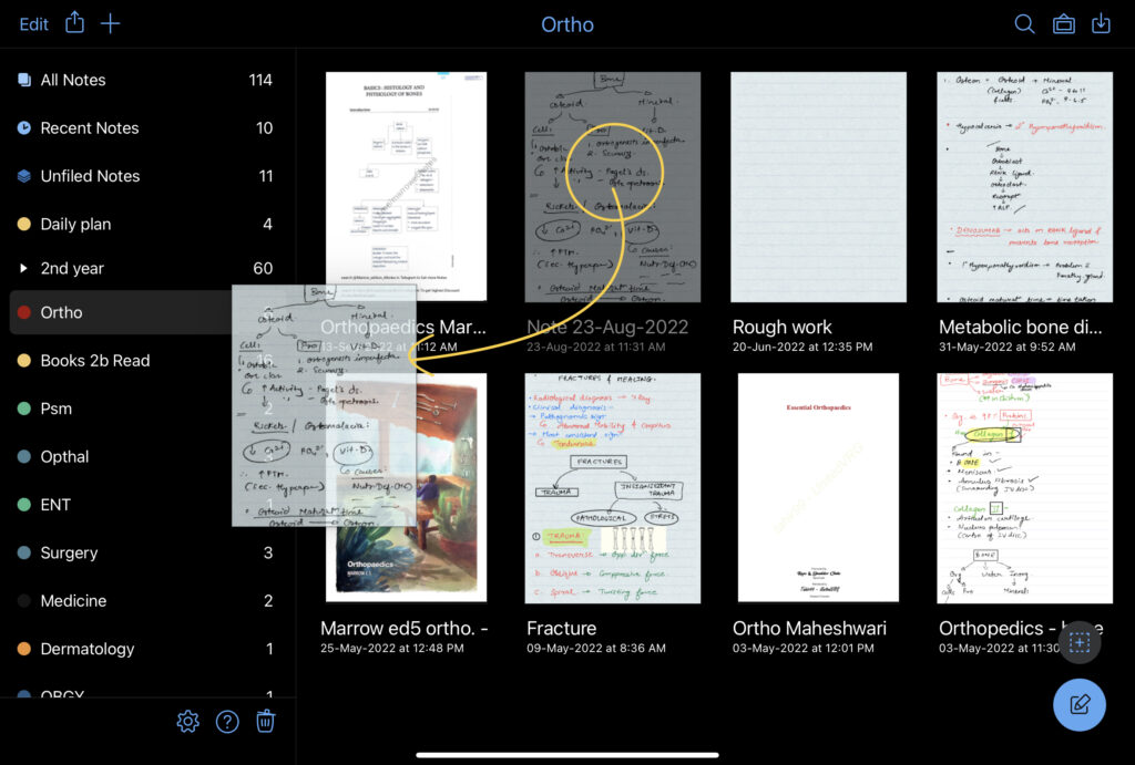 How to Move Notes in Notability